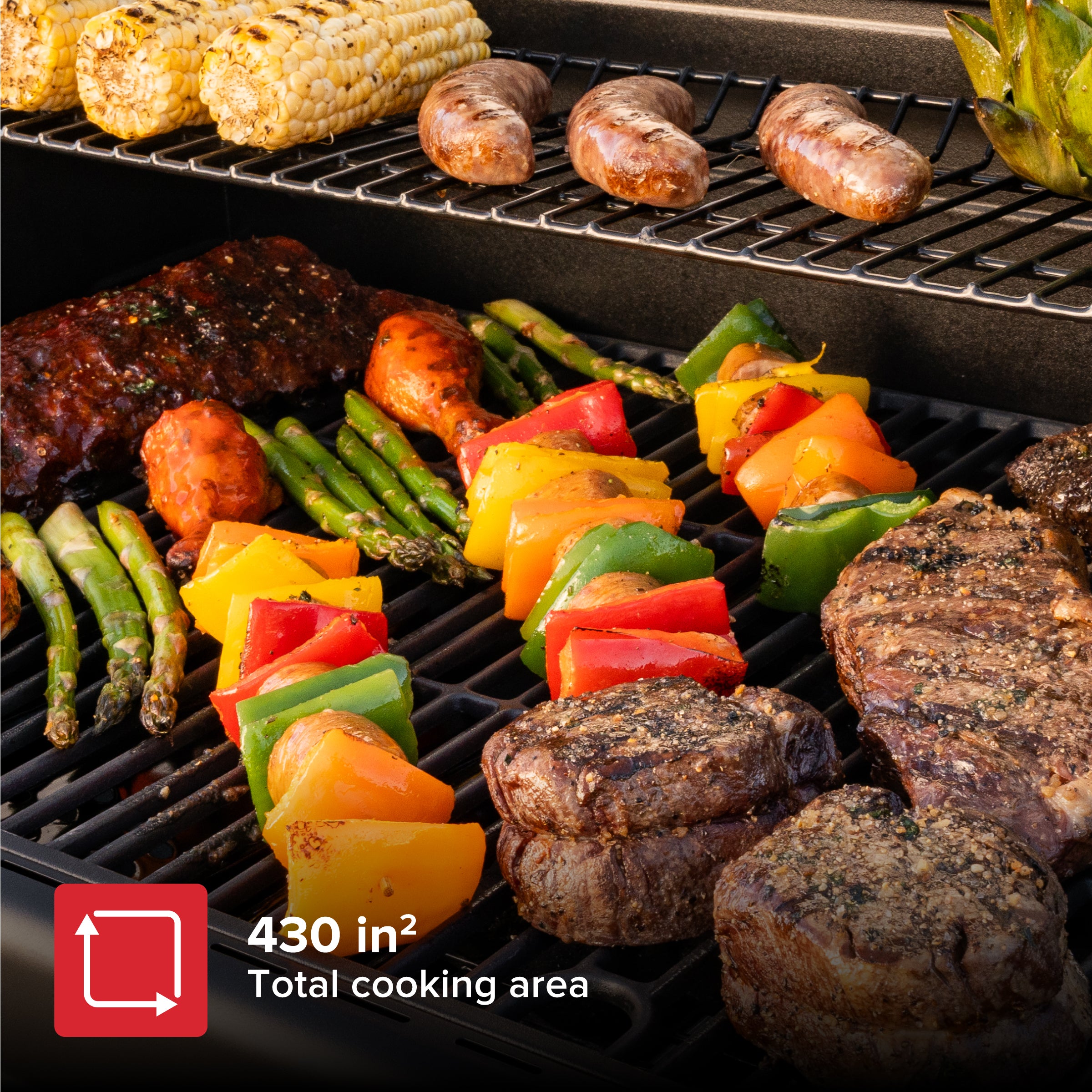 3 Burner Liquid Propane Gas Grill in Black | Nexgrill