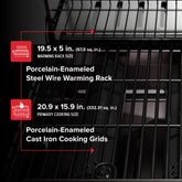 Nexgrill 3 Burner Liquid Propane Gas Grill in Black