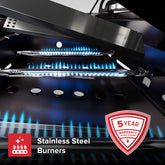 Nexgrill 3 Burner Liquid Propane Gas Grill in Black