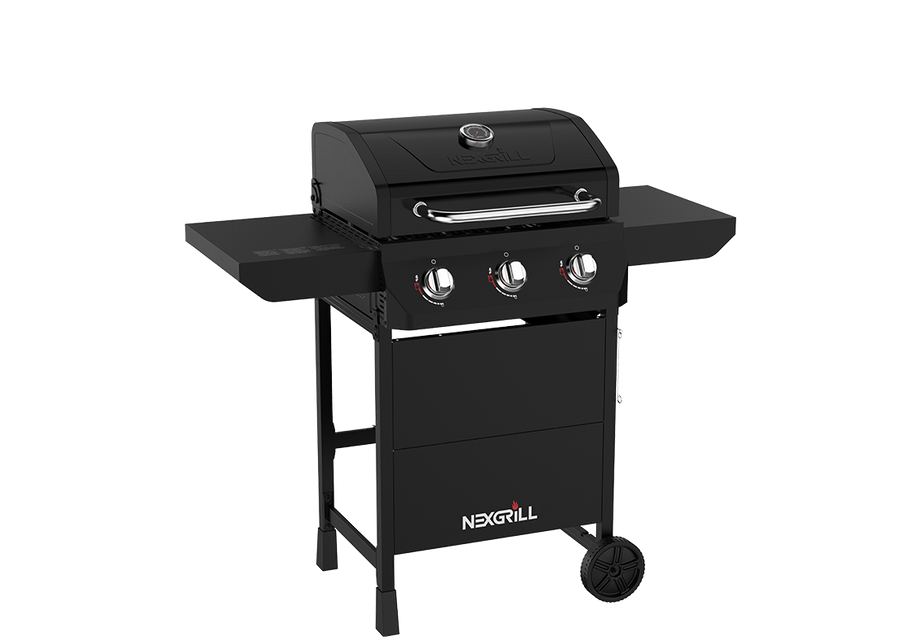 Nexgrill 3 Burner Liquid Propane Gas Grill in Black