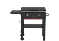 Daytona™ 28" 2-Burner Propane Gas Griddle with Lid in Black