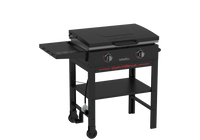 Daytona™ 28" 2-Burner Propane Gas Griddle with Lid in Black