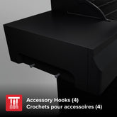 Gourmet Pro 6-Burner Graphite Dual Fuel Gas Grill with Searing Side Burner