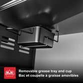 Gourmet Pro 6-Burner Graphite Dual Fuel Gas Grill with Searing Side Burner