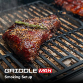 Gourmet Pro 6-Burner Stainless Steel Gas Grill with Searing Side Burner