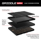 Gourmet Pro 6-Burner Stainless Steel Gas Grill with Searing Side Burner