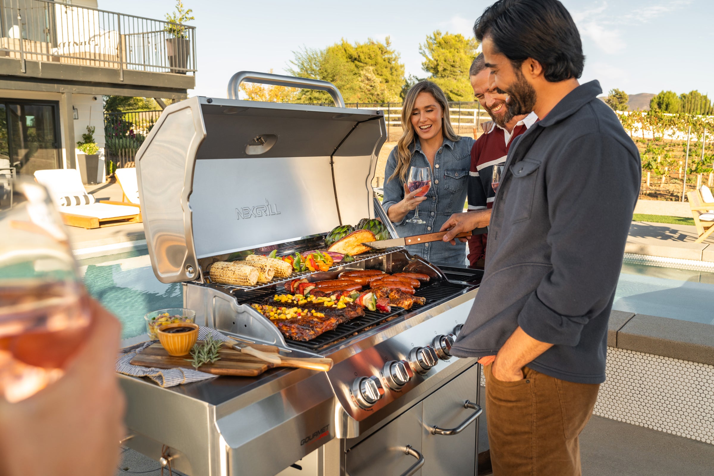 Gourmet Pro 6-Burner Stainless Steel Gas Grill | Nexgrill