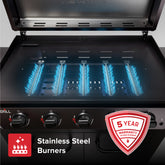 Daytona™ Pro 5-Burner NitroGuard™ Propane Gas Griddle