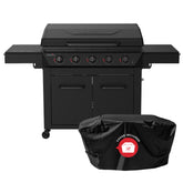 Daytona™ Pro 5-Burner NitroGuard™ Propane Gas Griddle