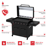 Daytona™ Pro 5-Burner NitroGuard™ Propane Gas Griddle