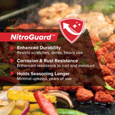 Daytona™ Pro 5-Burner NitroGuard™ Propane Gas Griddle