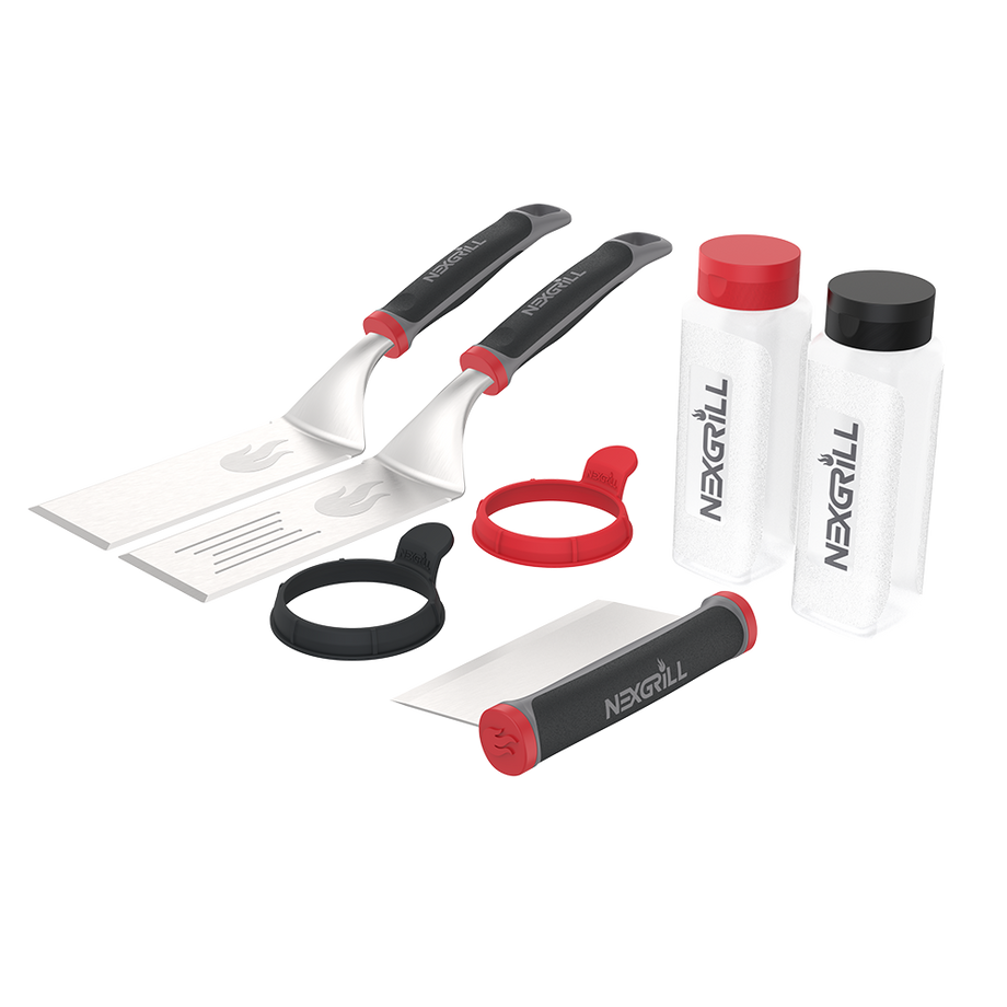 Daytona Griddle Tools Starter Pack 7 Pieces Nexgrill