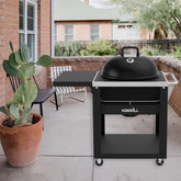 Charcoal Kettle with Cart and Side Table