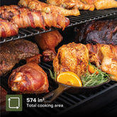 Nexgrill Oakford Homestead 24 Heavy Duty Charcoal Grill in Black