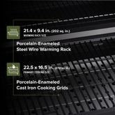 Nexgrill Oakford Homestead 24 Heavy Duty Charcoal Grill in Black