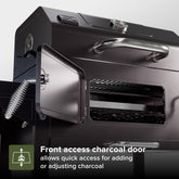 Nexgrill Oakford Homestead 24 Heavy Duty Charcoal Grill in Black