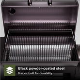 Nexgrill Oakford Outpost 29 Offset Smoker Charcoal Grill in Black
