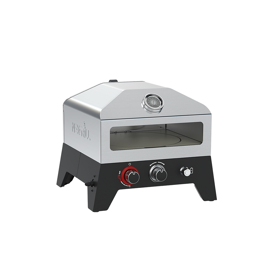 12 in. Tabletop Propane Gas Outdoor Pizza Oven with Pizza Kit and Cover
