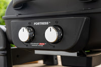 Fortress™ 2-Burner Cast Aluminum Gas Grill with Gourmet Plus™ Cooking System