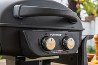 Fortress™ 2-Burner Cast Aluminum Gas Grill with Gourmet Plus™ Cooking System