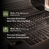 Nexgrill Oakford Outpost 18 Portable Charcoal Tabletop Grill in Black