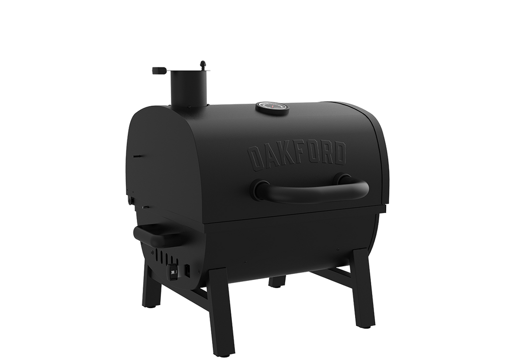 Oakford Outpost 18 Portable Charcoal Tabletop Grill in Black