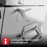 Nexgrill  2-Burner Portable Propane Gas Table Top Grill in Stainless Steel