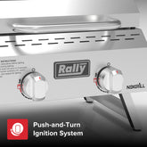 Rally™ 2-Burner Portable Stainless Steel Gas Grill