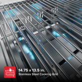 Rally™ 2-Burner Portable Stainless Steel Gas Grill