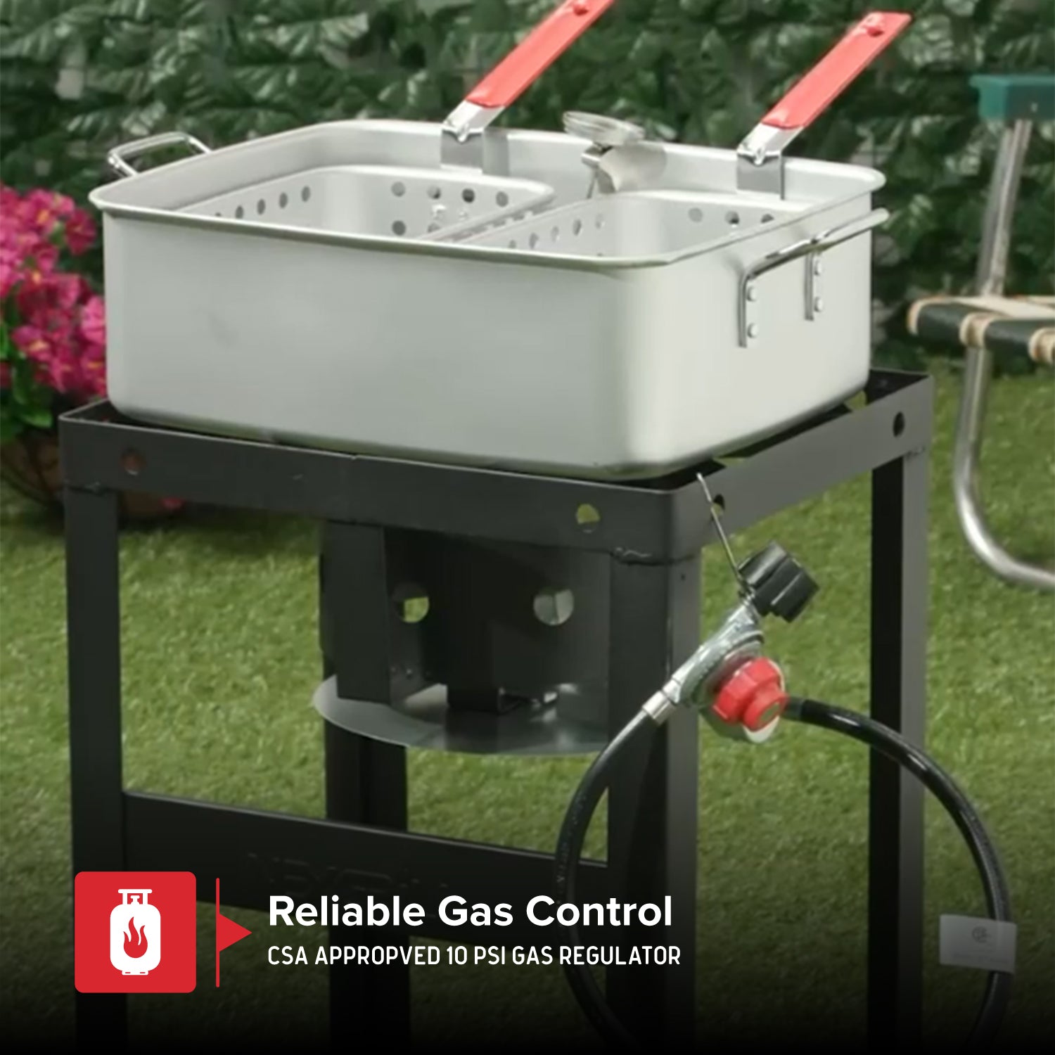 18 Qt. Fish Fryer with Double Baskets Package | Nexgrill