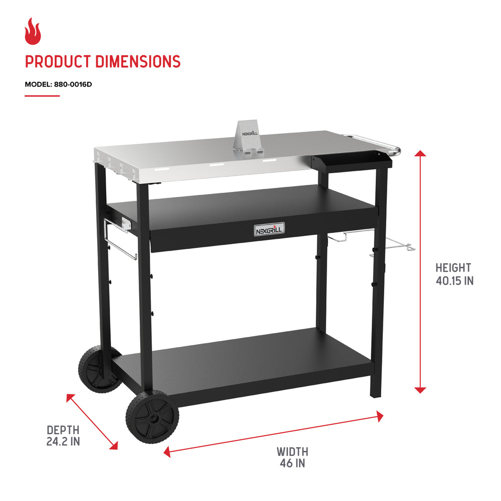 Grill Preparation Cart