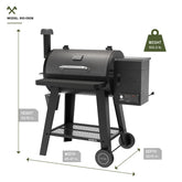 Oakford™ 715 Pellet Smoker Grill