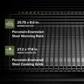 Oakford™ 715 Pellet Smoker Grill