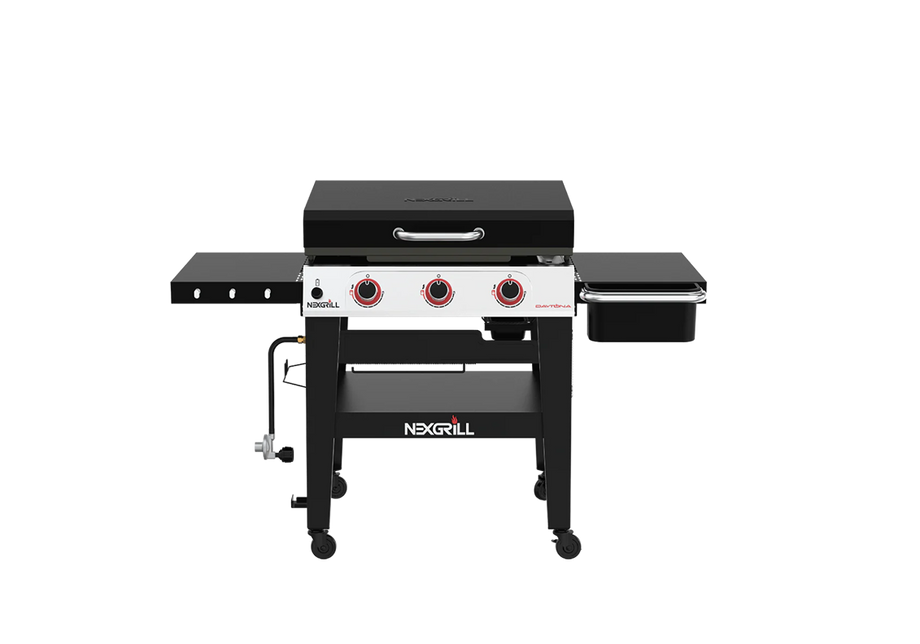 Daytona™ 3-Burner Propane Gas Grill with Griddle Top