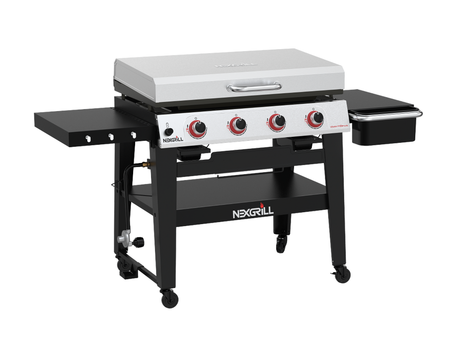 Stainless Steel Nexgrill Daytona™ 4-Burner Flat Top Griddle Grill