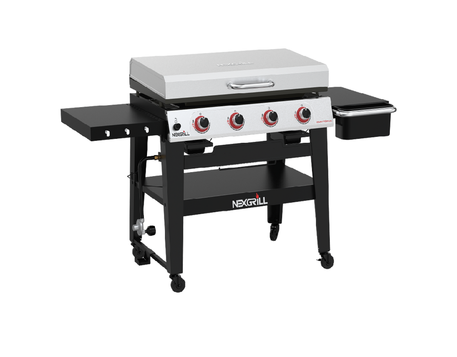 Stainless Steel Nexgrill Daytona™ 4-Burner Flat Top Griddle Grill