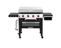 Stainless Steel Nexgrill Daytona™ 4-Burner Flat Top Griddle Grill