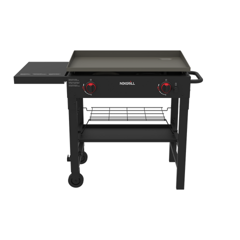 2-Burner Propane Gas Grill with Griddle Top