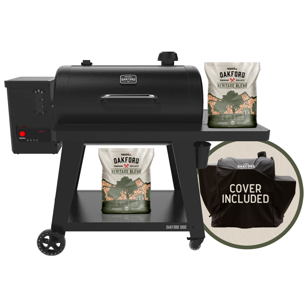 Oakford 1000 Pellet Grill Bundle Nexgrill