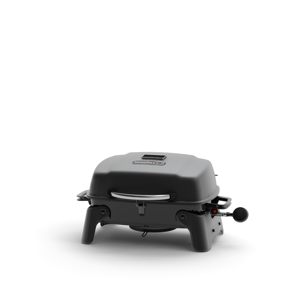 1 Burner Portable Propane Table Top Gas Grill (Left Side View)
