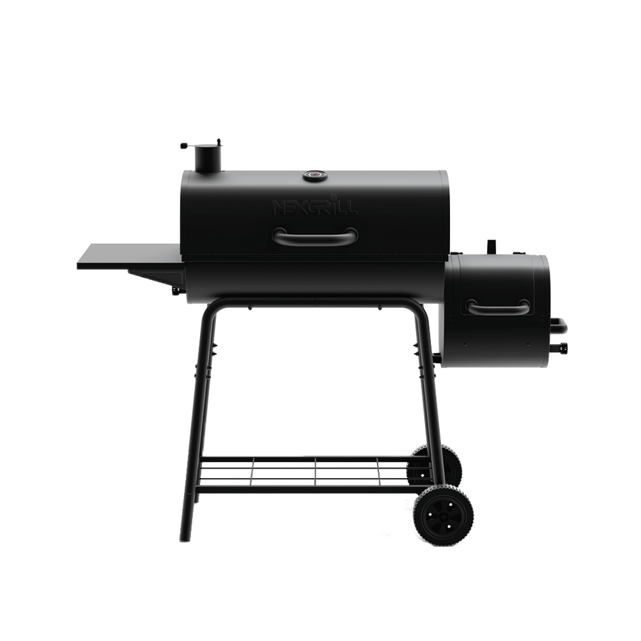 29 in. Barrel Charcoal Grill with Smoker