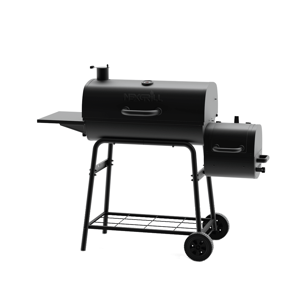 29 in. Barrel Charcoal Grill with Smoker
