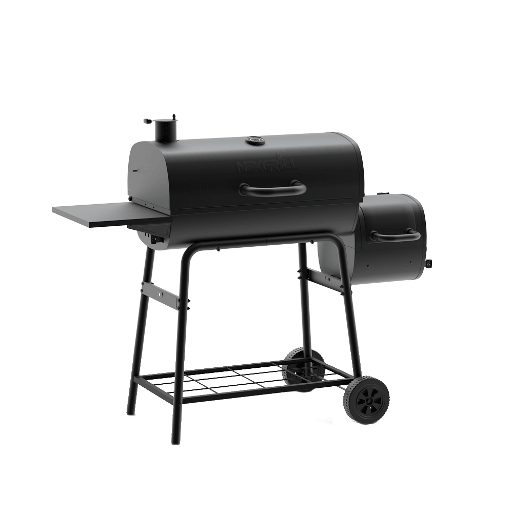 Nexgrill 29 inch Barrel Charcoal Grill with Smoker | Nexgrill