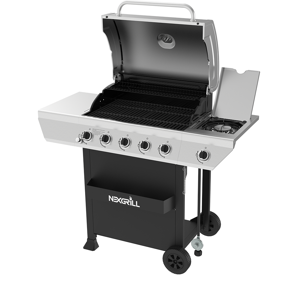 5-Burner Grill with Stainless Steel Side Burner | Nexgrill