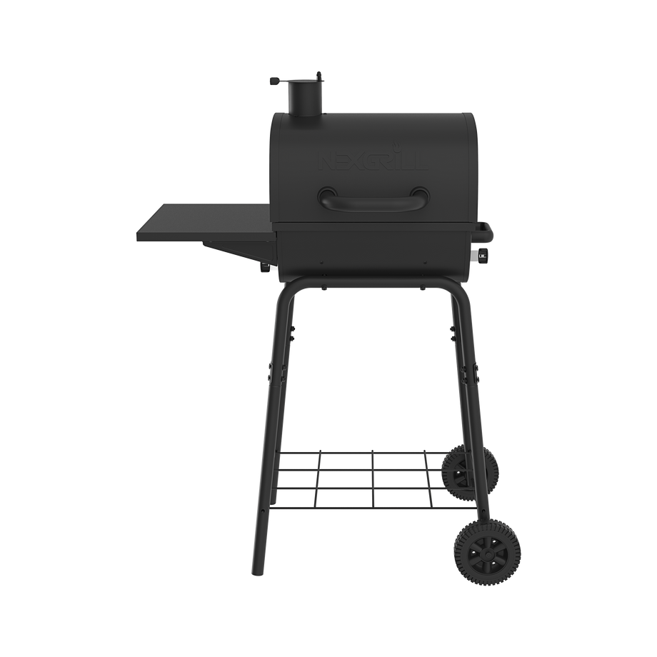 17.5" Charcoal Barrel Grill with Side Shelf