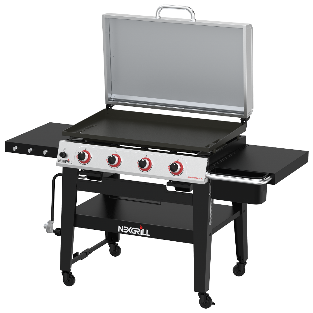 Stainless St Daytona™ 4 Burner Flat Top Griddle Grill Nexgrill 