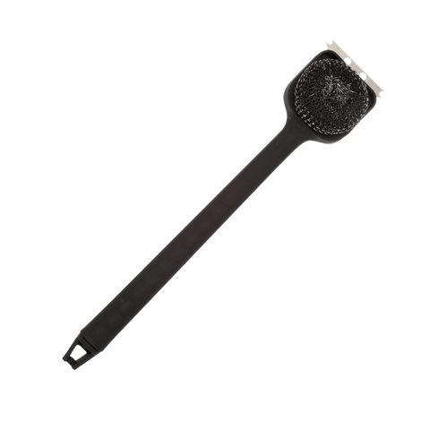 steel wool brush with scraper